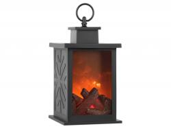 Malatec LED-es kandalló hatású lámpás időzítővel 28cm magas (11415)