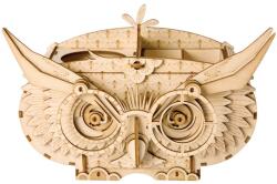 ROBOTIME ROKR Bagoly ceruza tartó lézervágott modell fából TG405 (5270)