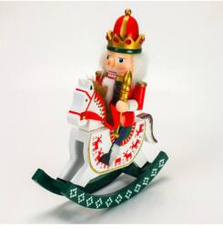  Fa diótörő király hintalovon 8244 (8244)