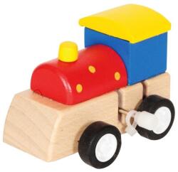 Fakopáncs Felhúzható játék mozdony sárga tetős 3160C (3160-C)