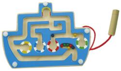  Mágneses golyóvezető készségfejlesztő játék hajó fomájú (6703-C)