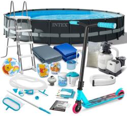 Intex 610x122cm 20in1 intex kerti medence 26334 + ingyenes roller