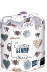 Aladine 03720 Tömítéskészlet 35 db-Szívek (03720)