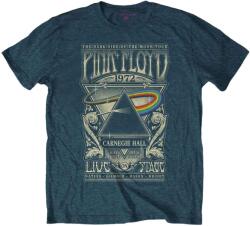 Pink Floyd Ing Carnegie Hall Poster Unisex Denim Blue L (PFTEE78MD03)