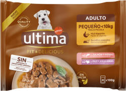  Affinity Ultima 44x100g Ultima Delicious Adult Mini csíkok szószban lazac & pulyka nedves kutyaeledel