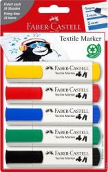 Faber-Castell Faber-Castell: Standard színű textilfilc szett 5db-os (440632) (440632)