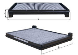 MAHLE Filtru habitaclu cu carbon activ MAHLE LAK1422