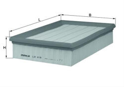 MAHLE Filtru aer MAHLE LX418