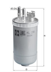 MAHLE Filtru combustibil MAHLE KL230