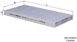 MAHLE Filtru habitaclu cu carbon activ MAHLE LAK444 S