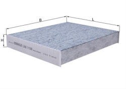 MAHLE Filtru habitaclu cu carbon activ MAHLE LAK1138