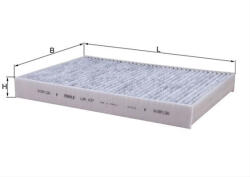MAHLE Filtru habitaclu cu carbon activ MAHLE LAK437