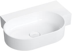 Omnires Ovo M+ mosdótál 64x44 cm sarok klasszikus-mosdótálak fehér fényes OVO645UWPBP (OVO645UWPBP)
