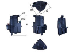 MAHLE Filtru combustibil MAHLE KL469