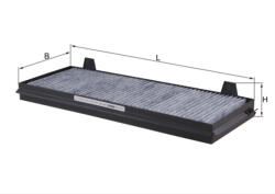 MAHLE Filtru habitaclu cu carbon activ MAHLE LAK196