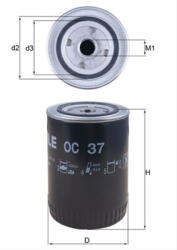 MAHLE Filtru ulei MAHLE OC37