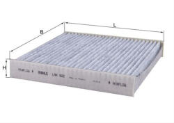 MAHLE Filtru habitaclu cu carbon activ MAHLE LAK922