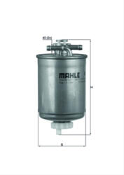 MAHLE Filtru combustibil MAHLE KL103