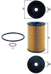 MAHLE Filtru ulei MAHLE OX150D