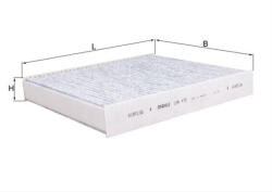 MAHLE Filtru habitaclu cu carbon activ MAHLE LAK472