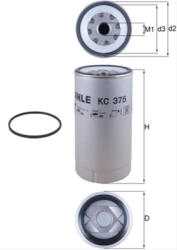 MAHLE Filtru combustibil MAHLE KC375D
