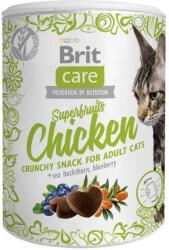 Brit Snack Care Cat GF Jutalomfalat Superfruits Chicken 100 g Csirke-Homoktövis-Áfonya 101111269 (87121) (87121)