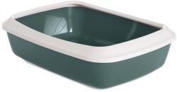 SAVIC Szett: Savic peremes alomtálca, északi zöld/fehér+12db Savic Bag it Up Medium alomalátét