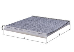 MAHLE Filtru habitaclu cu carbon activ MAHLE LAK131