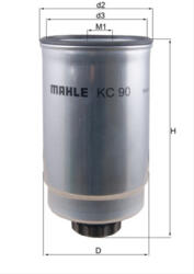 MAHLE Filtru combustibil MAHLE KC90