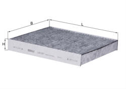 MAHLE Filtru habitaclu cu carbon activ MAHLE LAK297