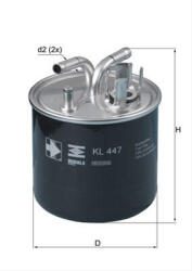 MAHLE Filtru combustibil MAHLE KL447