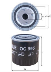 MAHLE Filtru ulei MAHLE OC995