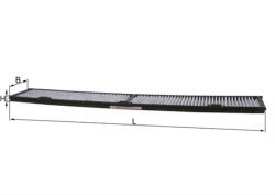 MAHLE Filtru habitaclu cu carbon activ MAHLE LAK248