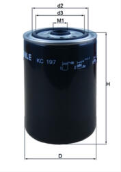 MAHLE Filtru combustibil MAHLE KC197