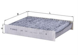 MAHLE Filtru habitaclu cu carbon activ MAHLE LAK141