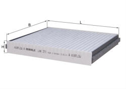 MAHLE Filtru habitaclu cu carbon activ MAHLE LAK371