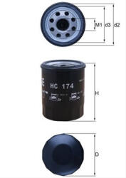 MAHLE Filtru hidraulic MAHLE HC174