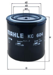 MAHLE Filtru combustibil MAHLE KC604