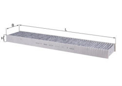 MAHLE Filtru habitaclu cu carbon activ MAHLE LAK242