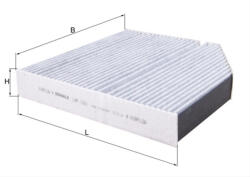 MAHLE Filtru habitaclu cu carbon activ MAHLE LAK1161