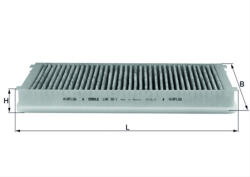 MAHLE Filtru habitaclu cu carbon activ MAHLE LAK32 1