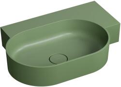 Omnires Ovo M+ mosdótál 64x44 cm sarok klasszikus-mosdótálak zöld OVO645UWPOL (OVO645UWPOL)