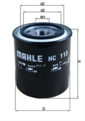 MAHLE Filtru hidraulic MAHLE HC113
