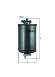 MAHLE Filtru combustibil MAHLE KL75