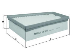MAHLE Filtru aer MAHLE LX3014
