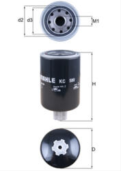 MAHLE Filtru combustibil MAHLE KC580