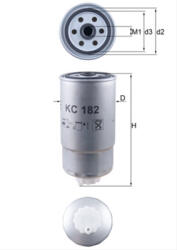 MAHLE Filtru combustibil MAHLE KC182