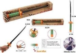 LeanToys Nichirin Szamuráj Kard Elemmel Működő, Kényelmes Markolat, Zöld Hang 11151 (5905991032212) (5905991032212)