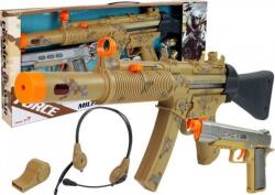 LEAN Toys Katonai Fegyverkészlet - Puskával, Pisztollyal, Fejhallgatóval (7874-uniw) (7874-uniw)