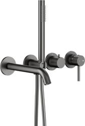 Armatura Moza Gun Metal Grey kád és zuhany csaptelep süllyesztett grafit 5039-411-61 (503941161)